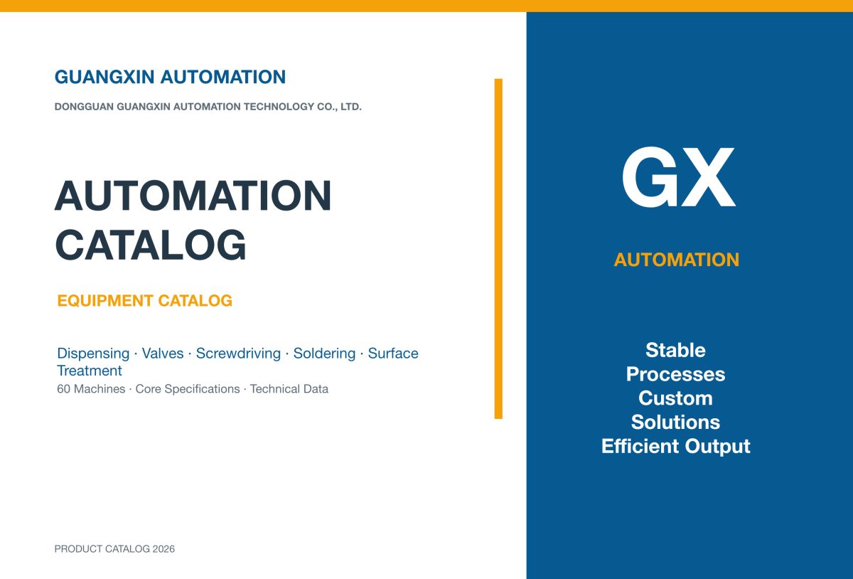 GX Automation English equipment catalogue cover