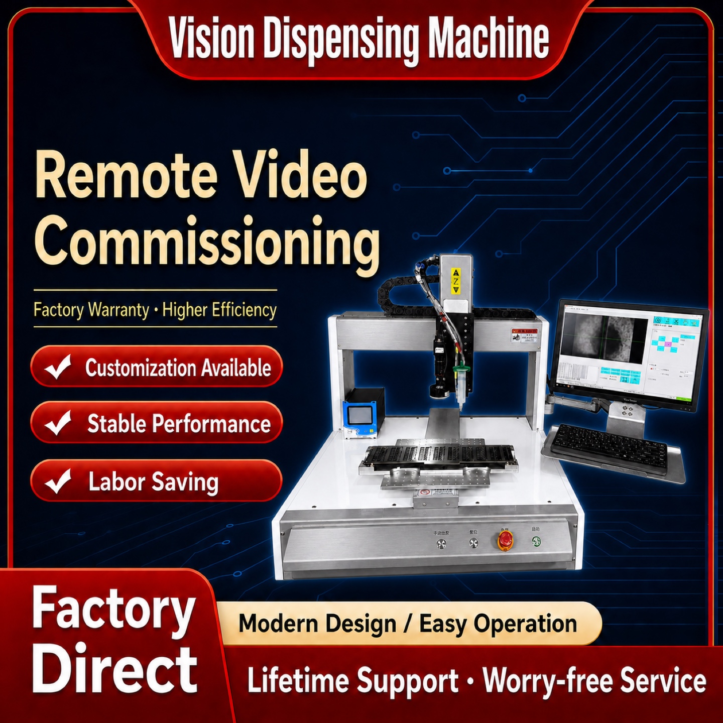 Vision-Guided Fluid Dispensing Robot