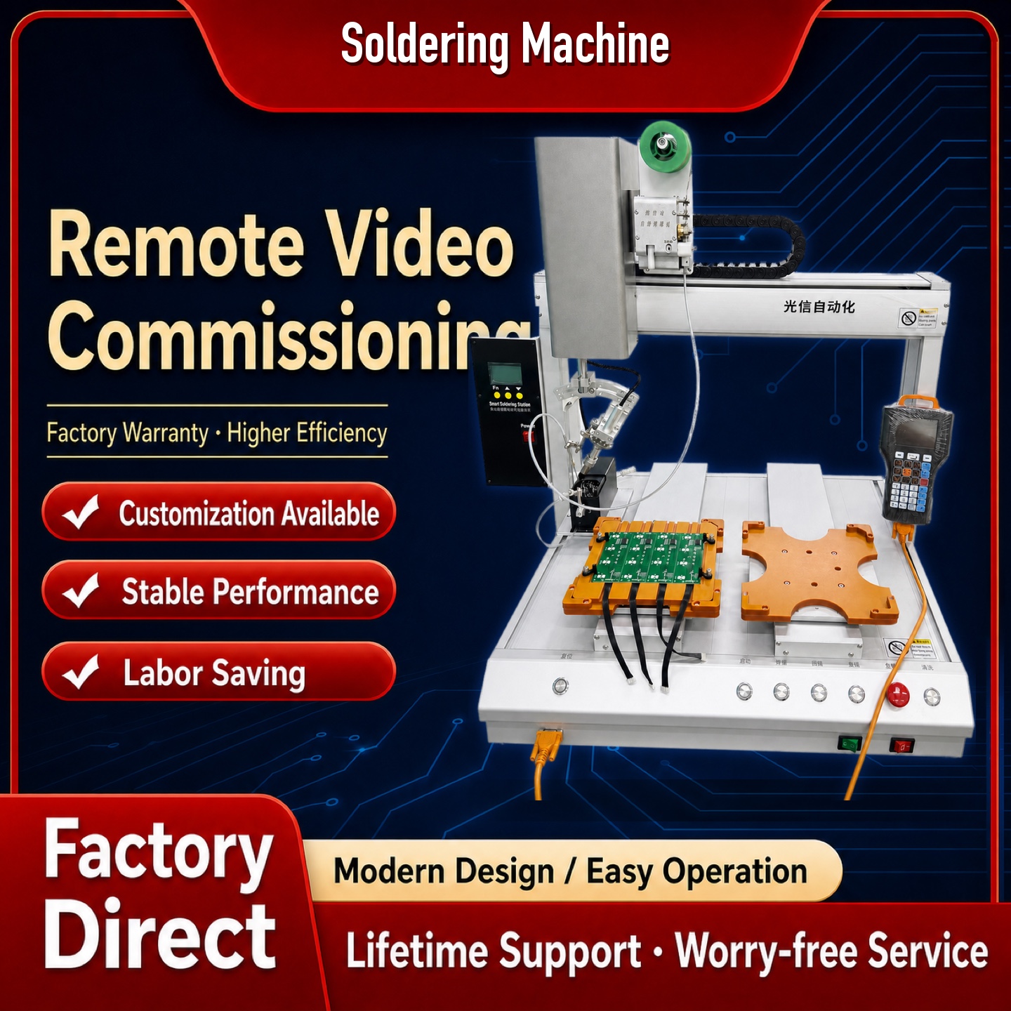 Desktop Robotic Soldering System